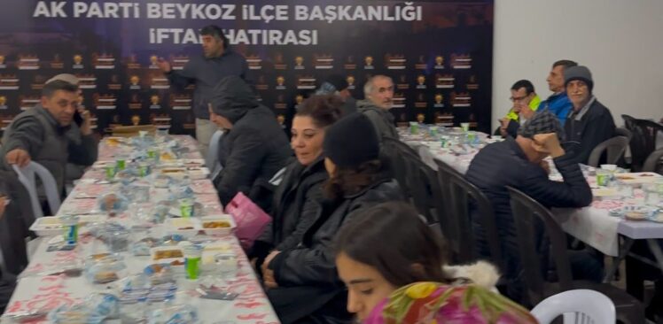 AK Parti Beykoz’dan Ramazan boyunca Kavacık’ta iftar ikramı